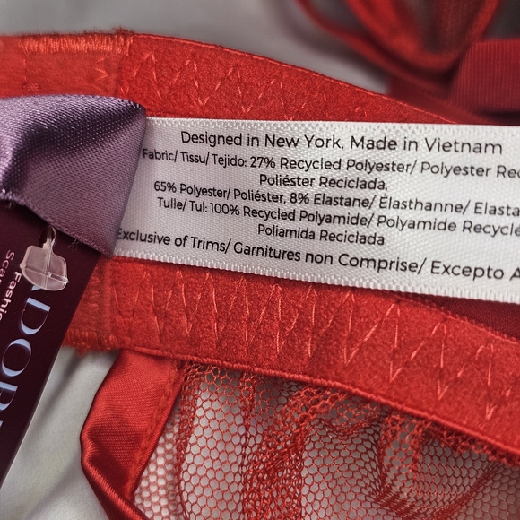 Adore Me Babydoll Lingerie Set - Women's Size XL Valentine's Day Outfit - Picture 11 of 14